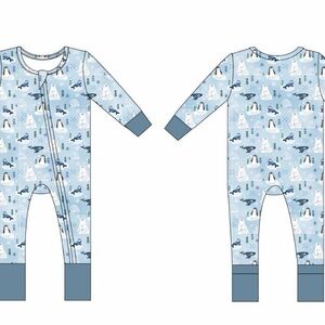 Winter Wonder mamalulu long sleeve romper